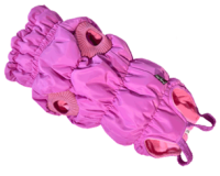 JackyDog Жилет утепленный высокий ворот М/П р 20 спина 39см сука розовый  (JD130012)