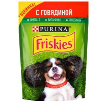 Фрискис Для собак с говядиной пауч 85гр арт.12378636