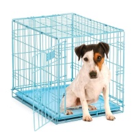 Клетка для собак iCrate однодверная 61х46х48см голубая MidWest арт.1524BL