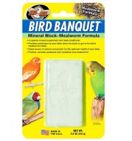 Минеральный камень Bird Banquet для птиц с добавлением мучника 140гр Zoo Med арт.BB-MLB