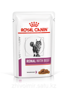 Royal Canin Renal Beef in Gravy Для кошек при почечной недостаточности (говядина в соусе)  85 гр арт.R000489