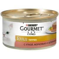 Gourmet Gold Террин с Уткой,морковью и шпинатом 85гр арт.12254204